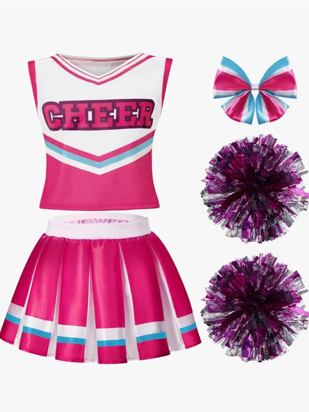 Pink Cheerleader Costume for Kids